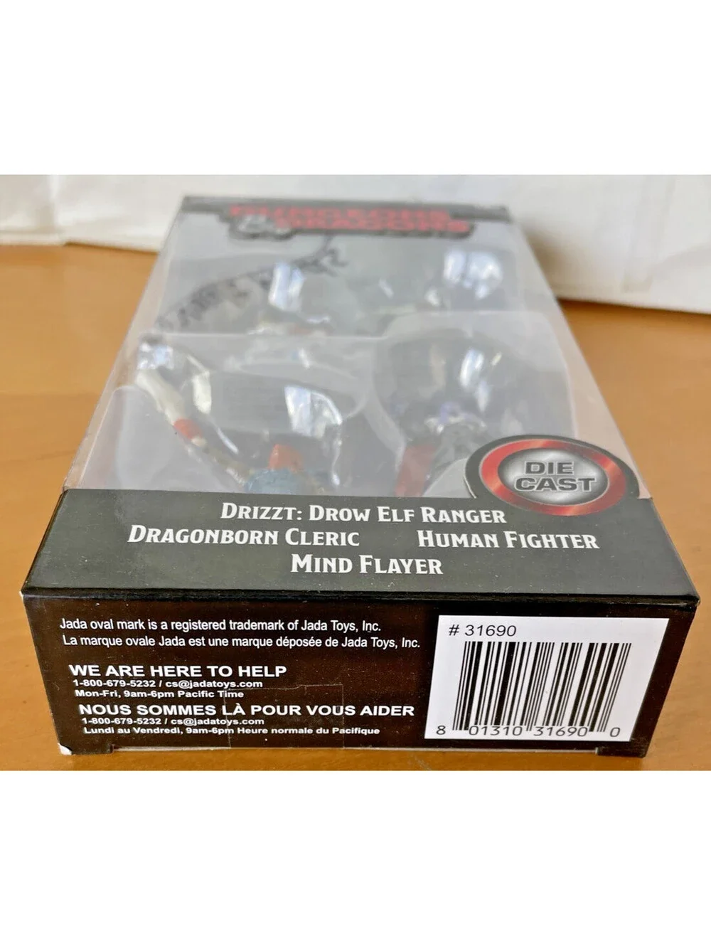 New Jada Dungeons & Dragons Nanofigs Collectibles Toy Figures - Set of 4